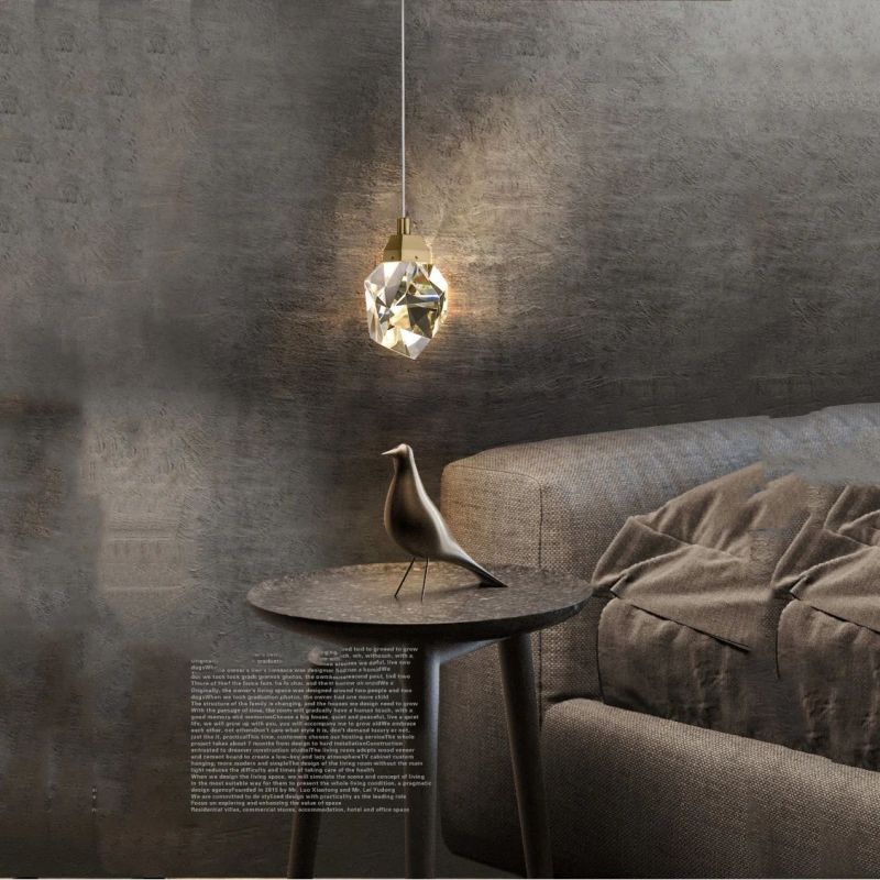 Ramsu Modern Faceted Crystal Pendant Lights