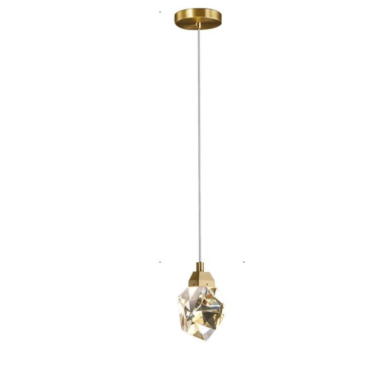 Ramsu Modern Faceted Crystal Pendant Lights