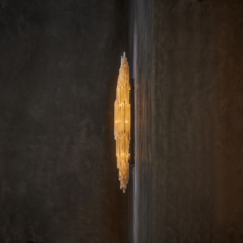 Selenite Wall Sconce