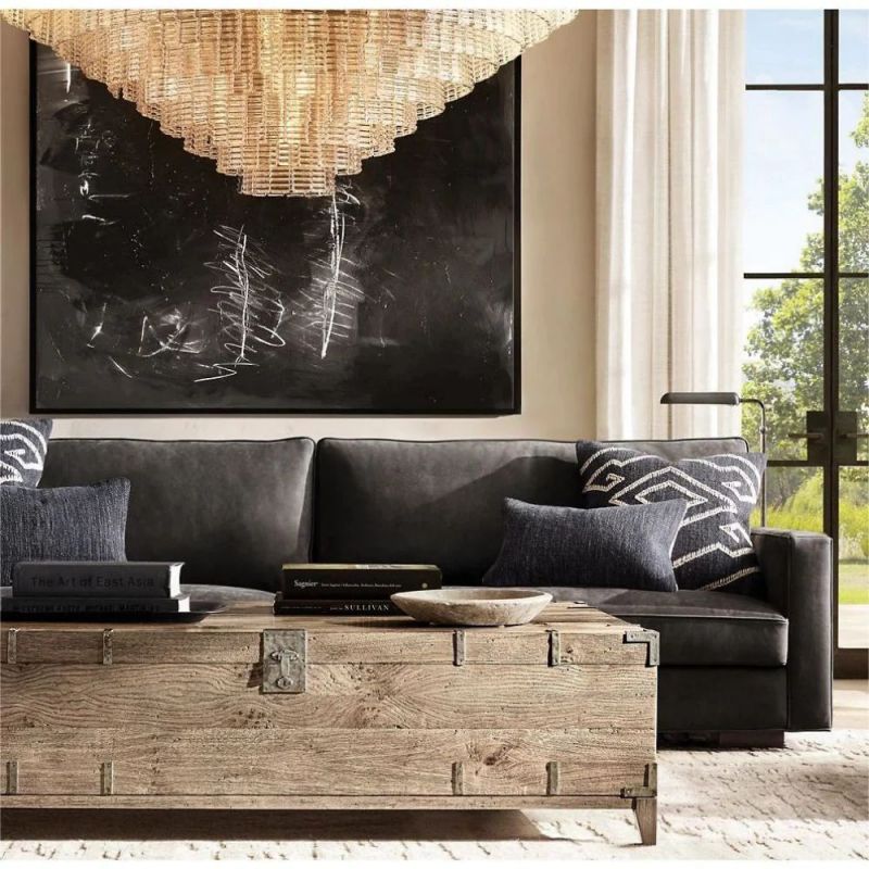 Sherlock Clear Glass Round Chandelier 52"