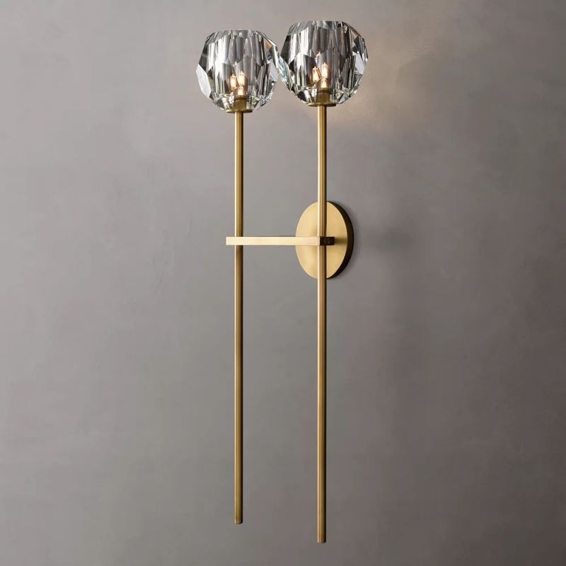 Sibole Glass Double Sconce