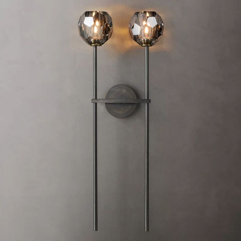 Sibole Glass Double Sconce