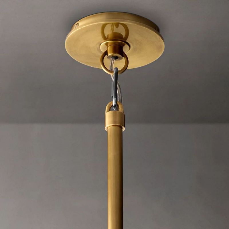 Sibole Glass Oval Chandelier 72"