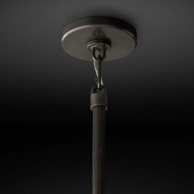 Sibole Glass Oval Chandelier 72"