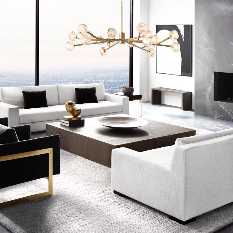 Sibole Glass Round Chandelier 72"