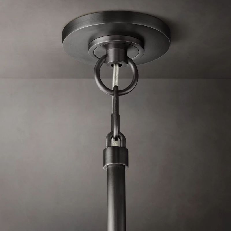 Sibole Glass Round Chandelier 24"