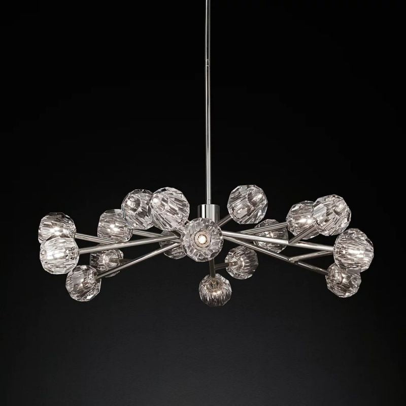 Sibole Glass Round Chandelier 48"