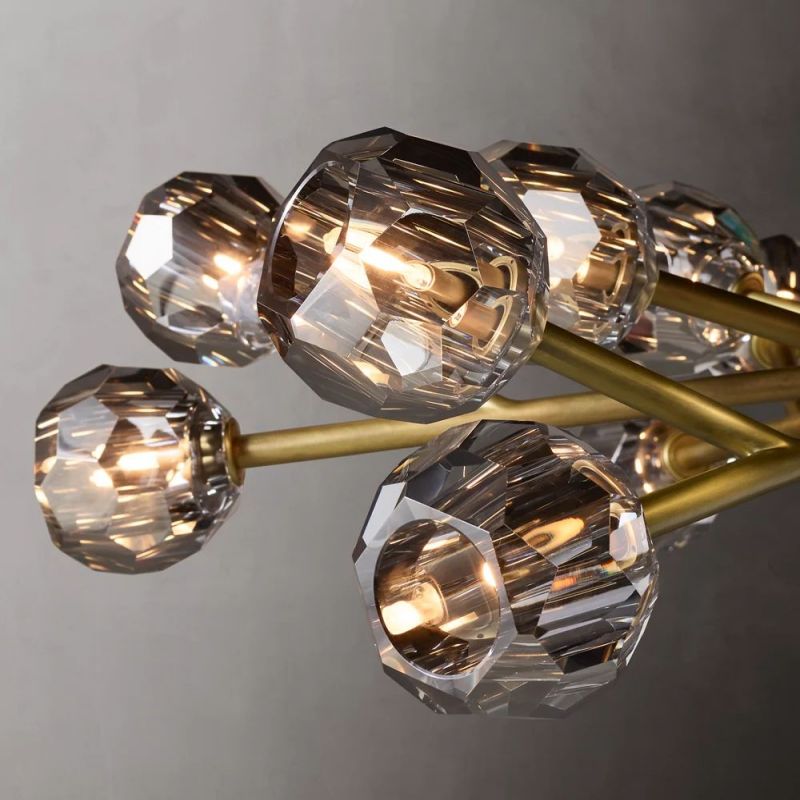 Sibole Glass Round Chandelier 48"