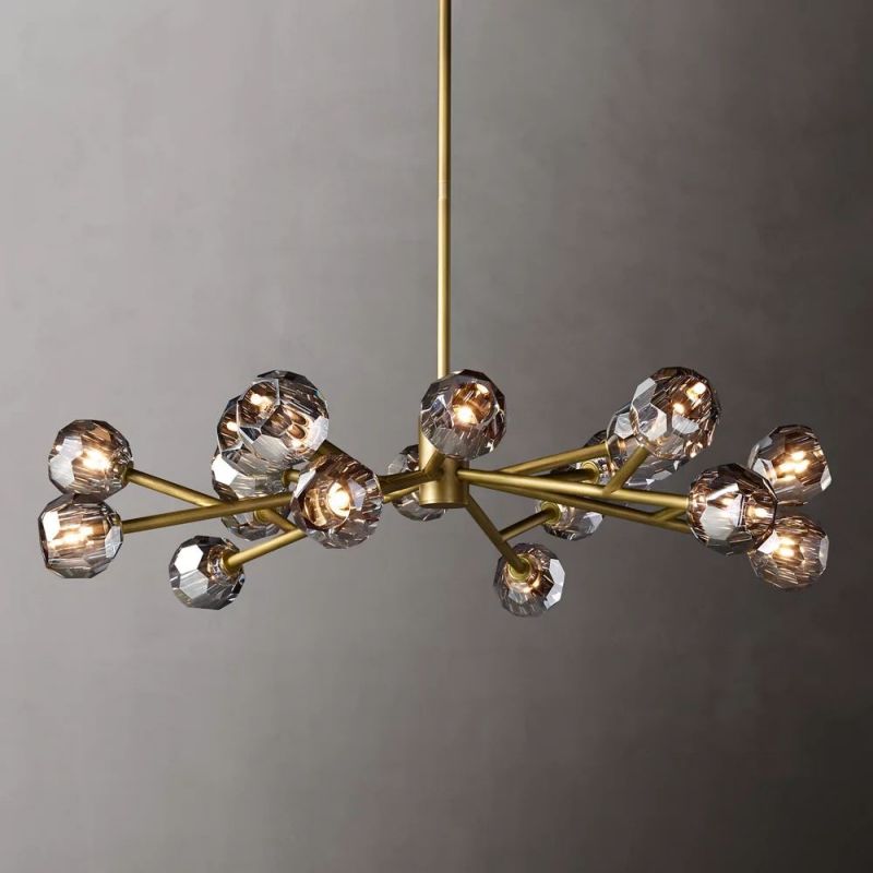 Sibole Glass Round Chandelier 48"