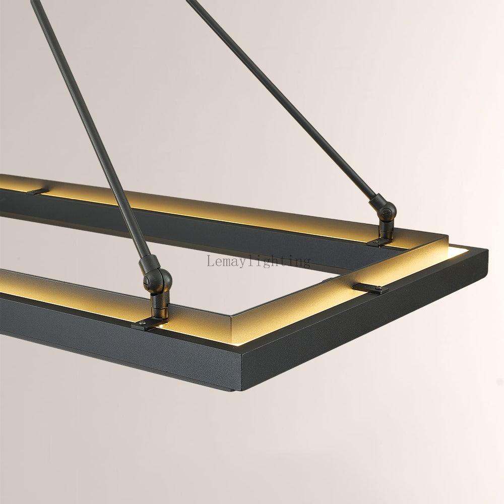 Spere Rectangular Chandelier 48"