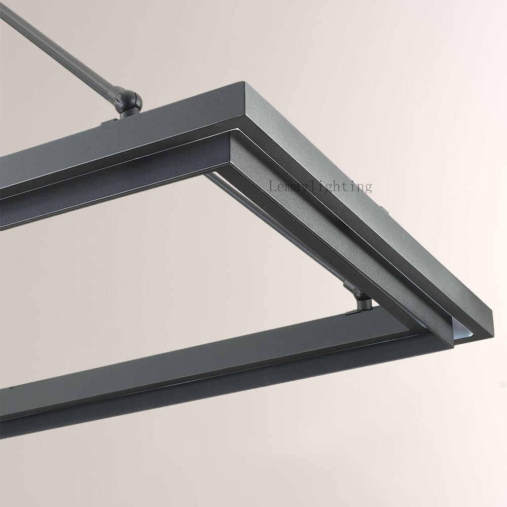 Spere Rectangular Chandelier 62"