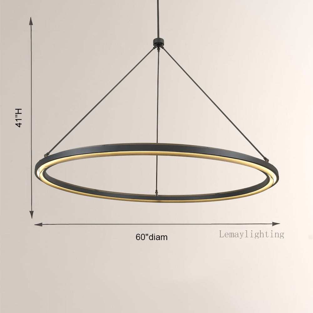 Spere Round Chandelier 60"