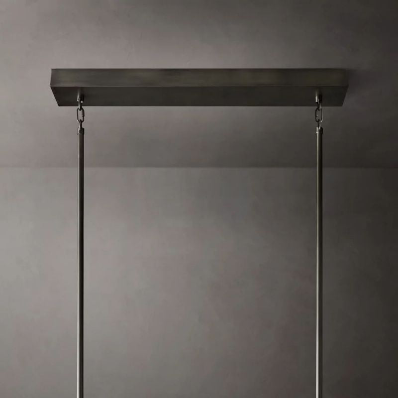 Tara Led Rectangular Chandelier 54"