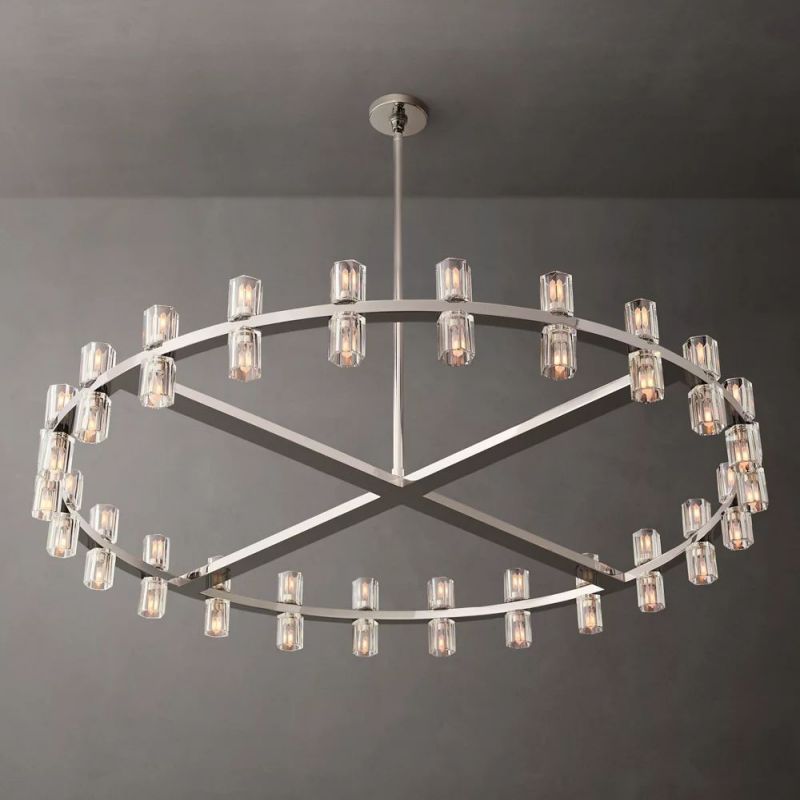 Tara Led Round Chandelier 48"