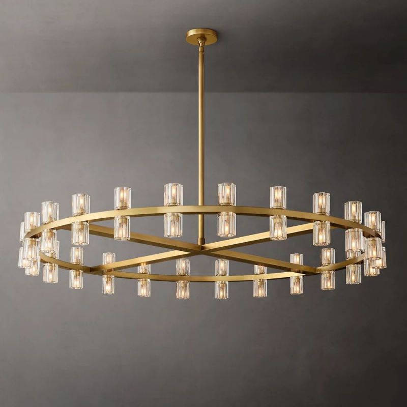 Tara Led Round Chandelier 48"