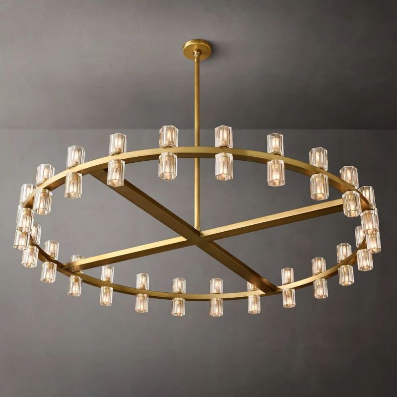 Tara Led Round Chandelier 48"