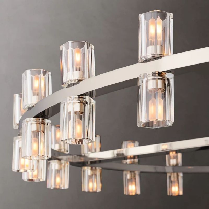 Tara Led Round Chandelier 48"