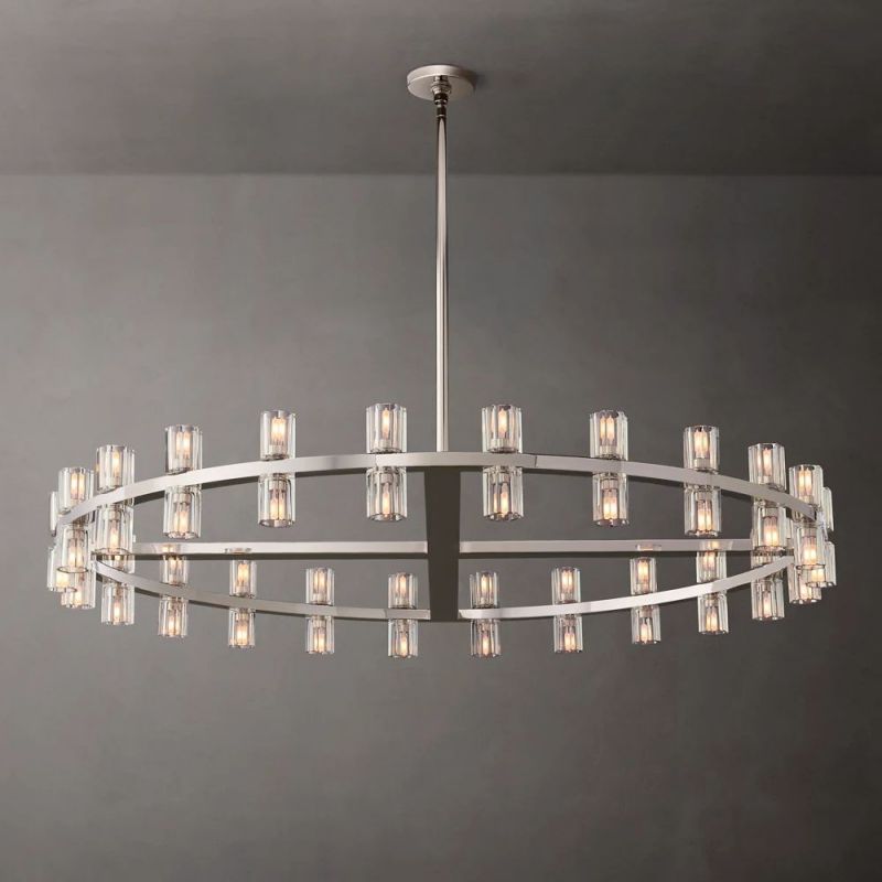 Tara Led Round Chandelier 48"