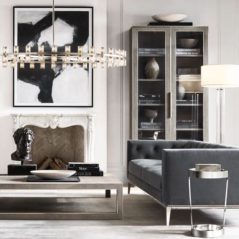 Tara Led Round Chandelier 48"