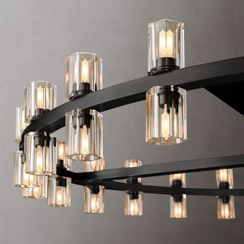 Tara Led Round Chandelier 48"