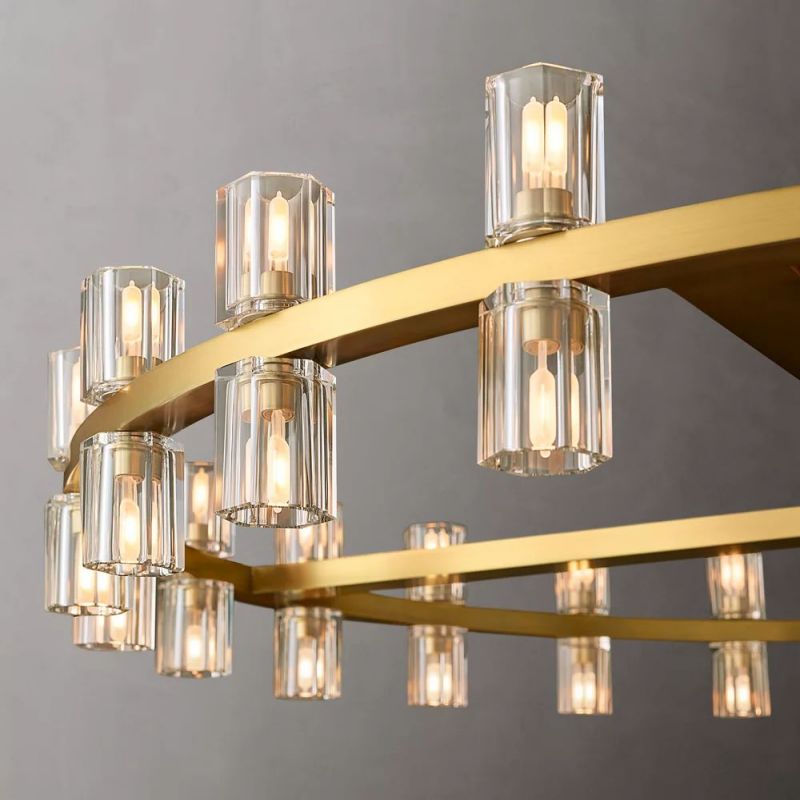 Tara Led Round Chandelier 48"