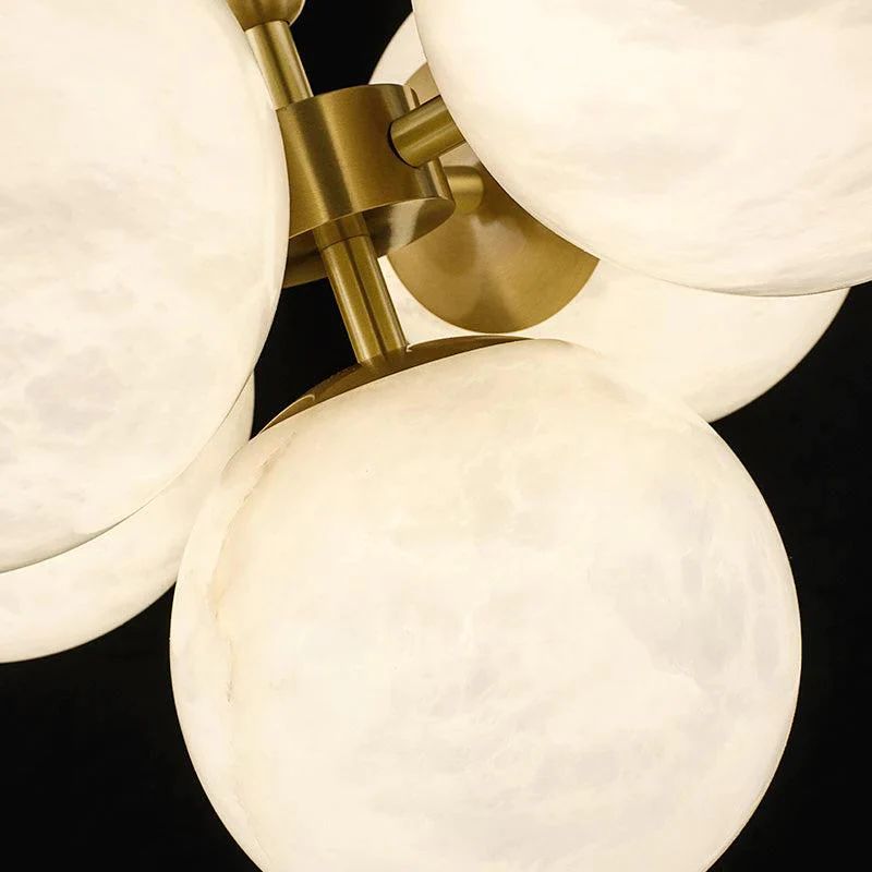 Tekemo Modern Alabaster Kitchen Island Pendant