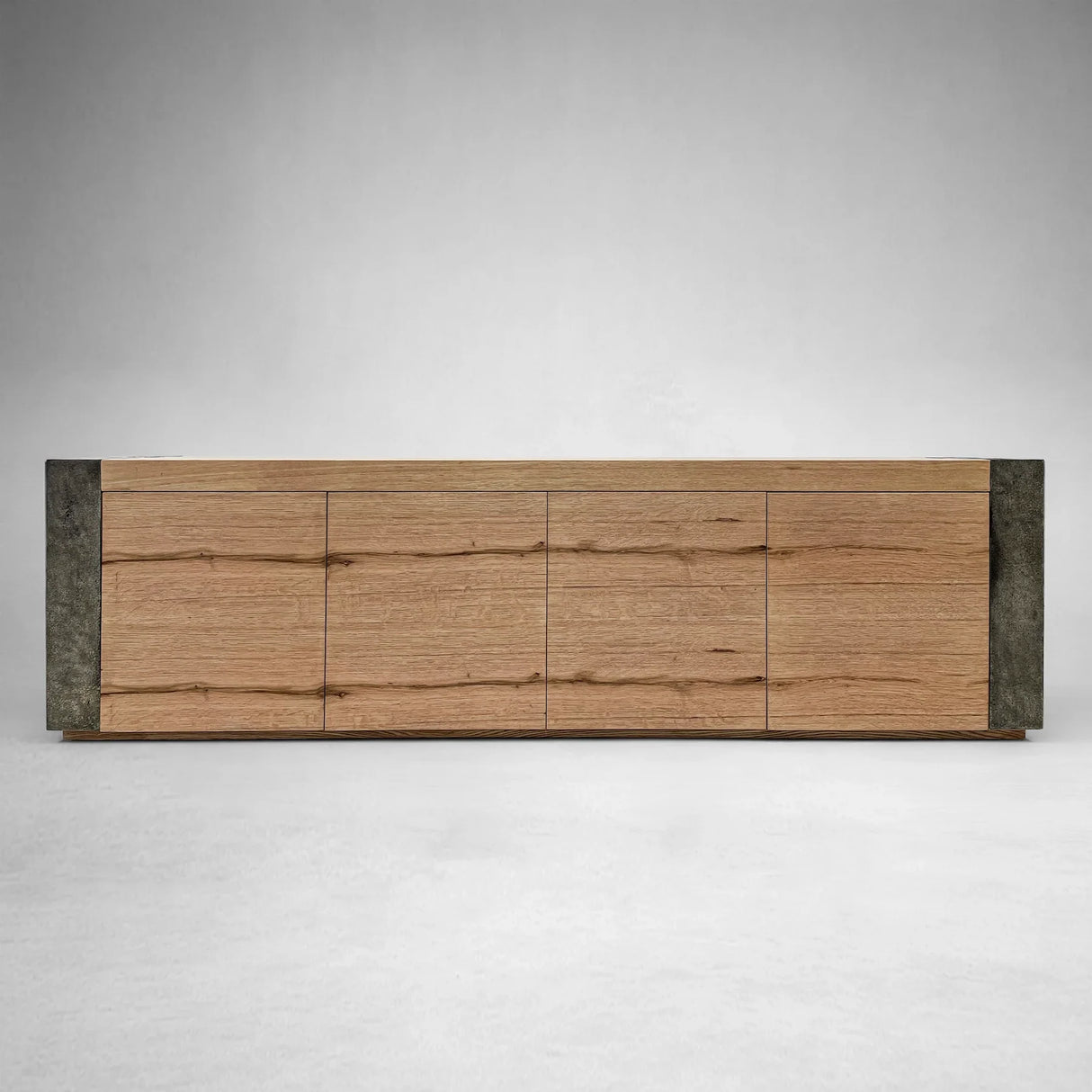 Telluride Oak Media Console