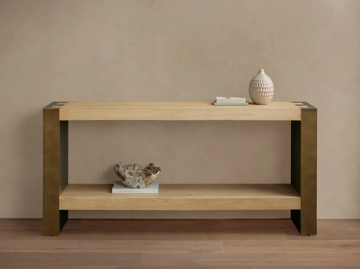 Telluride Oak Console Table
