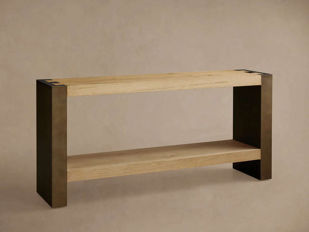 Telluride Oak Console Table