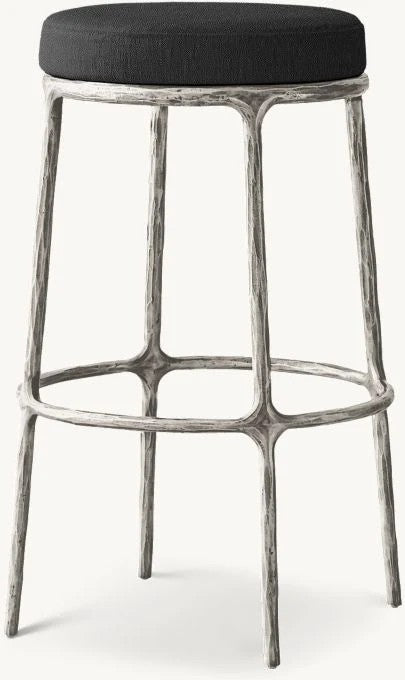 Thaddeus Backless Swivel Bar Stool