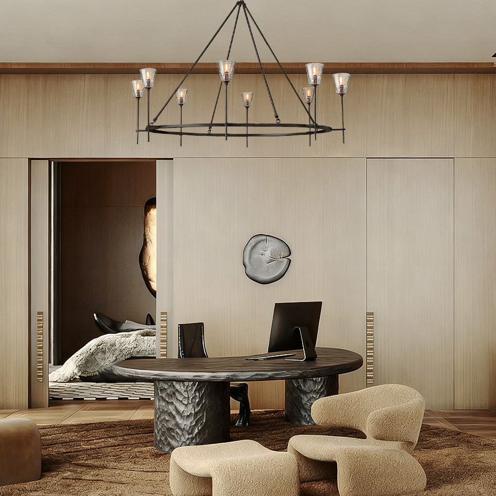 Torche Round Chandelier