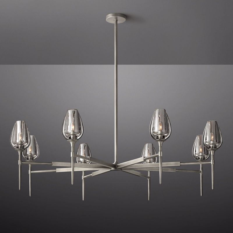 Tulip Round Chandelier 54"