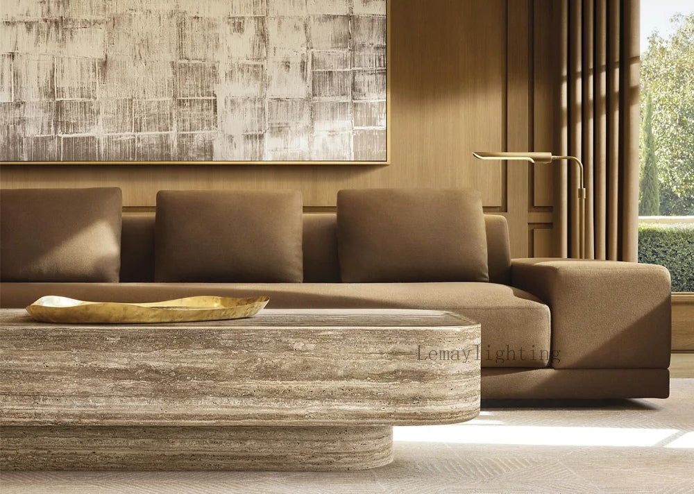 VitLuxe Carved Coffee Table