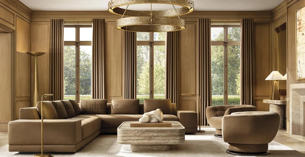 VitLuxe Carved Coffee Table