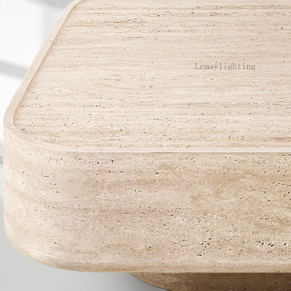 VitLuxe Carved Coffee Table