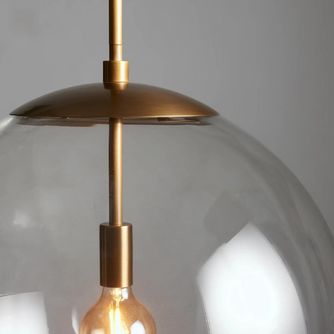 Wescott XL Globe Pendant with Rod