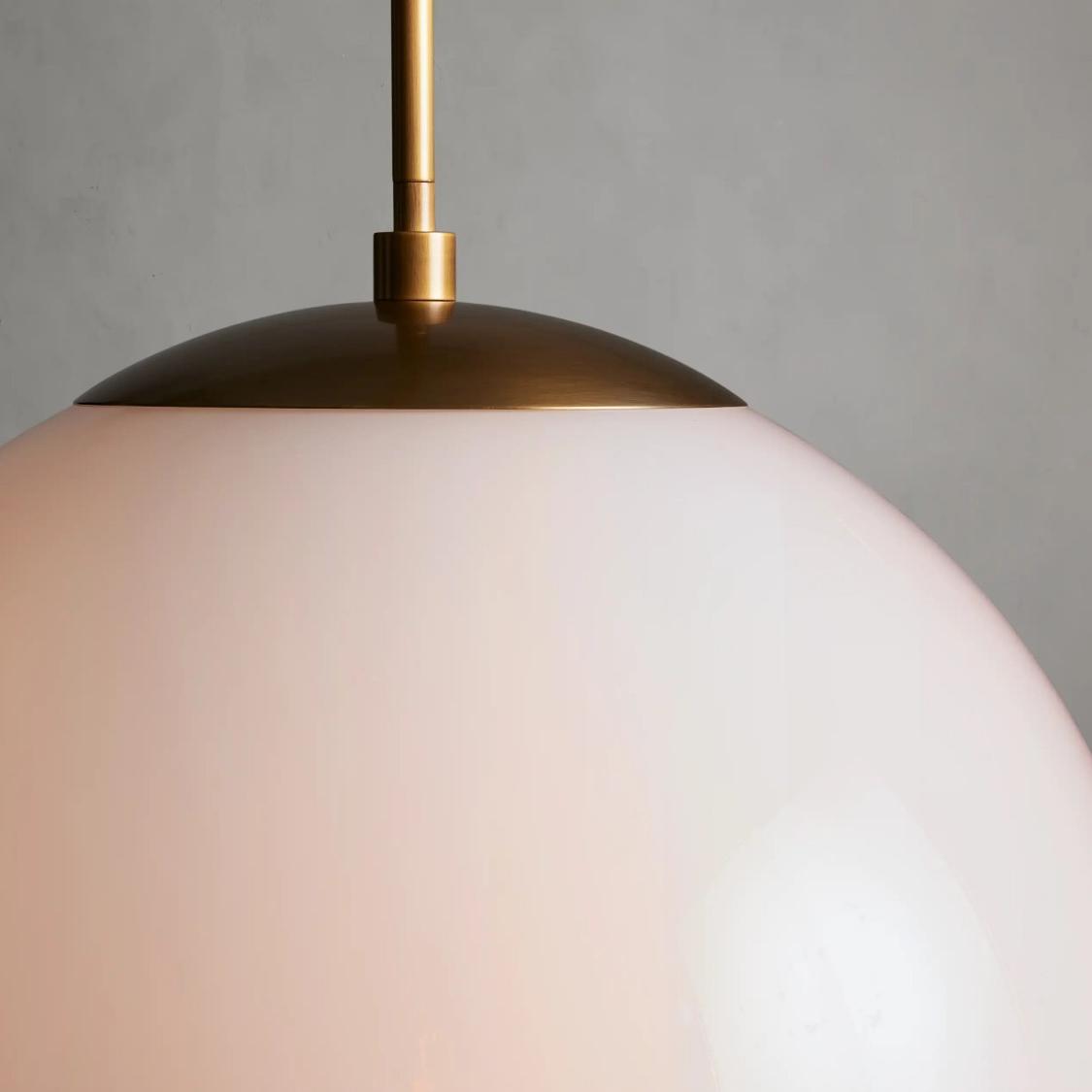 Wescott XL Globe Pendant with Rod