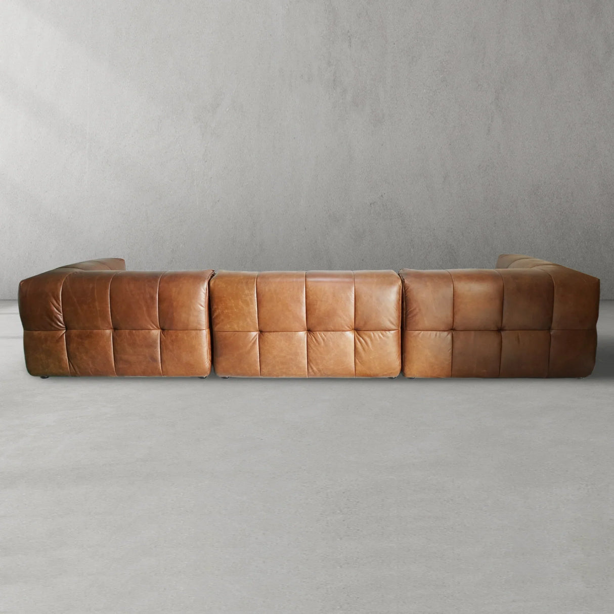 Yosemite Burnished Cognac Sofa 160"W