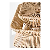 Antigua 54" Linear Rattan Chandelier