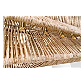 Antigua 54" Linear Rattan Chandelier