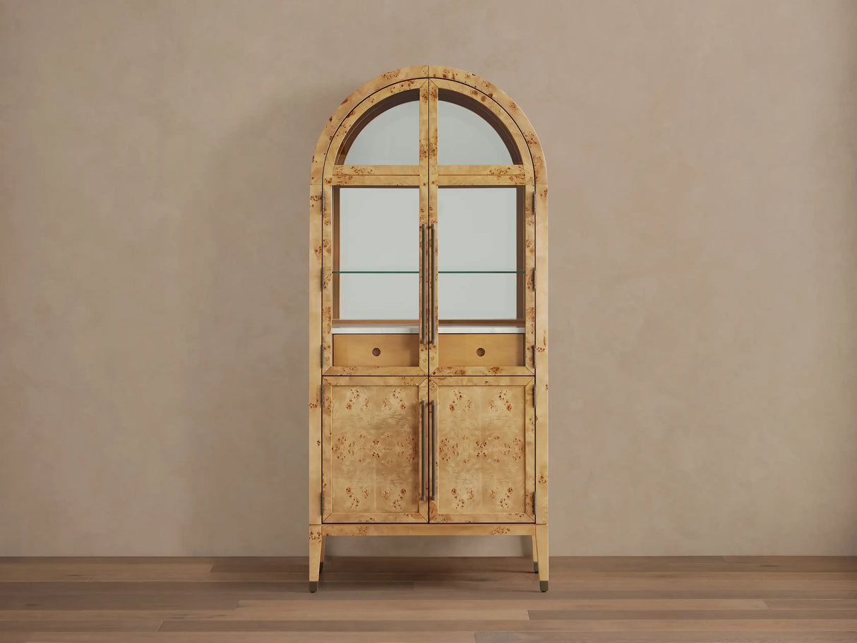 Hattie Burl Bar Cabinet
