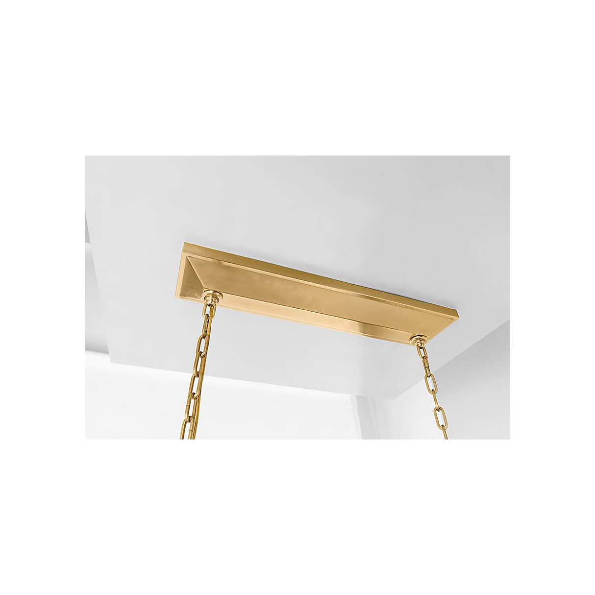 Antigua 54" Linear Rattan Chandelier