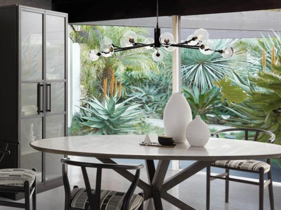 Sera Glass Globe Flushmount