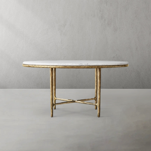 Thaddeus Marble Round Dining Table