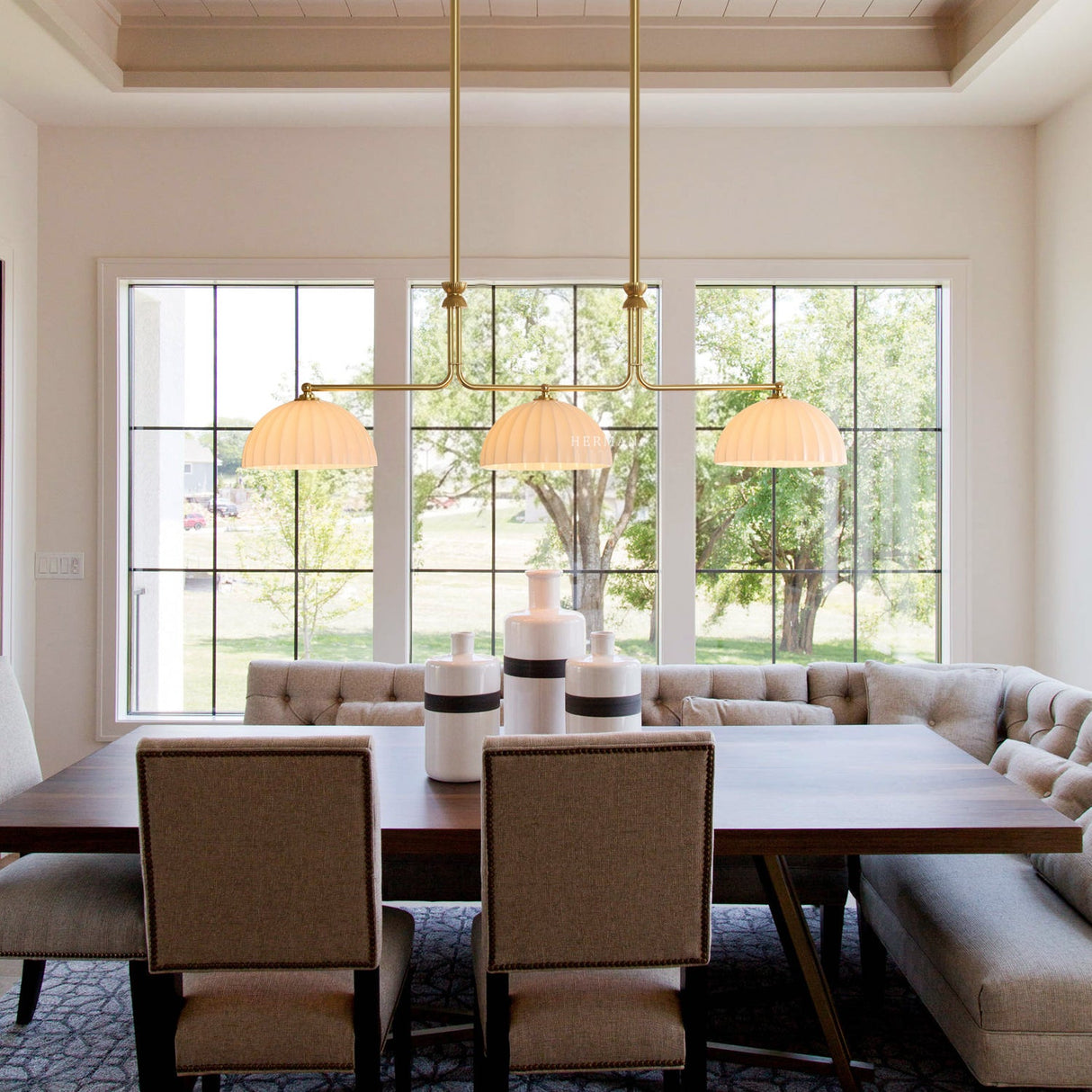 Enzo 60" 3-Light Linear Chandelier