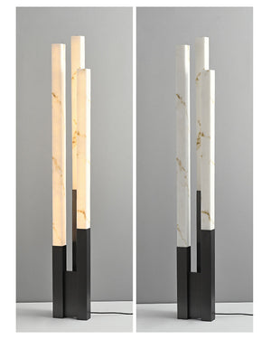 Modern Soft Glow LED Alabaster High Standing Floor Lamp