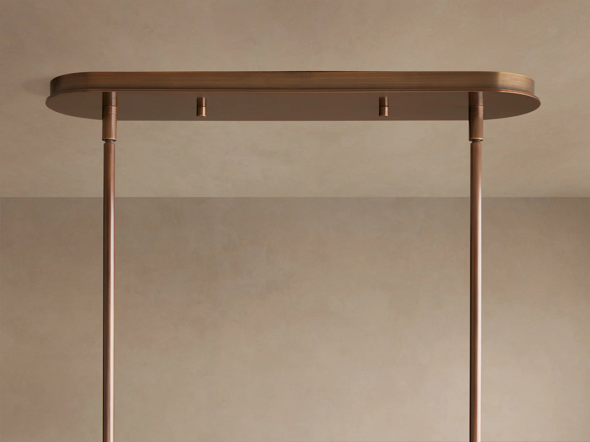 Daphne Metal Linear Chandelier