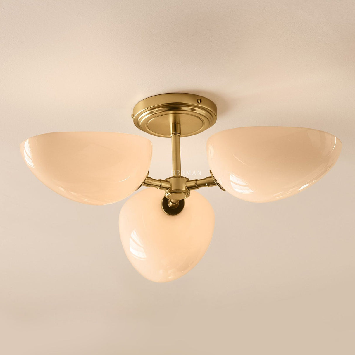 Argus Glass Semi-Flush Mount