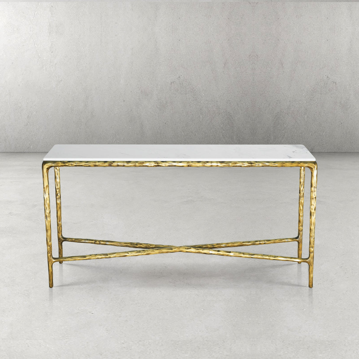 Thaddeus Marble Console Table 48"W,60"W,72"W