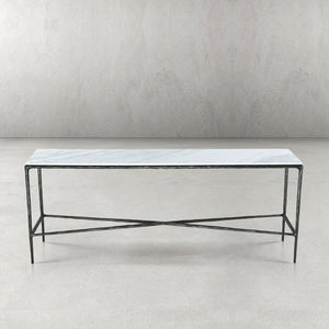 Thaddeus Marble Console Table 48"W,60"W,72"W